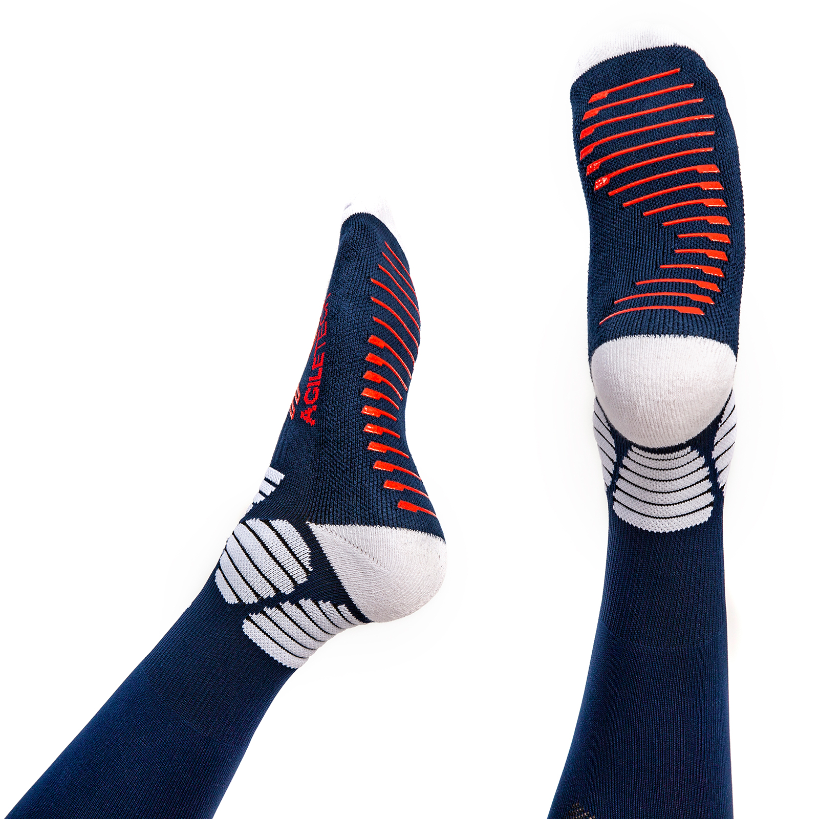 Soccer Socks Men's Mid Sleeve Non slip Breathable Sports Socks Training Ball Control