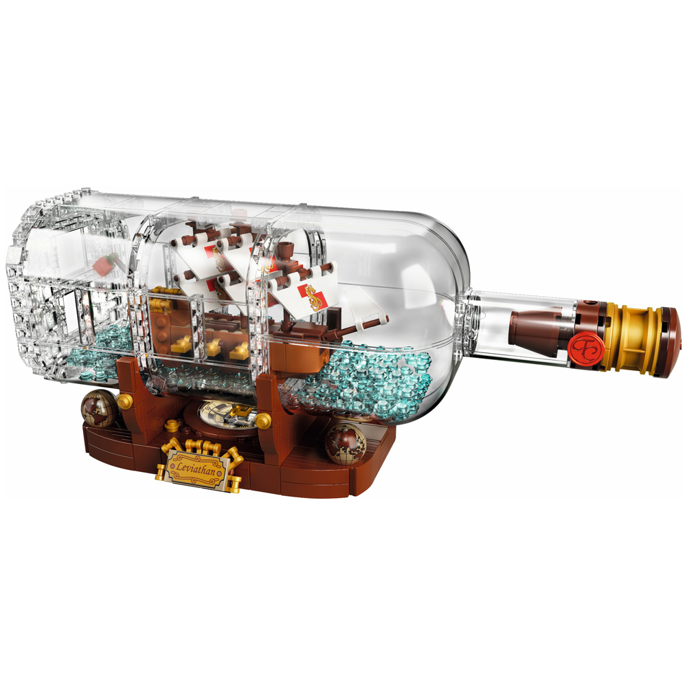 FREE SHIPPING Ship in a Bottle Compatible MOC LEGO BUILDING BLOCK
