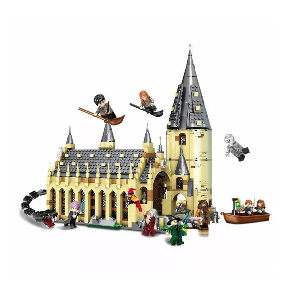 FREE SHIPPING MOC LEGO BUILDING BLOCK HARRY POTTER HOGWARTS GREAT HALL