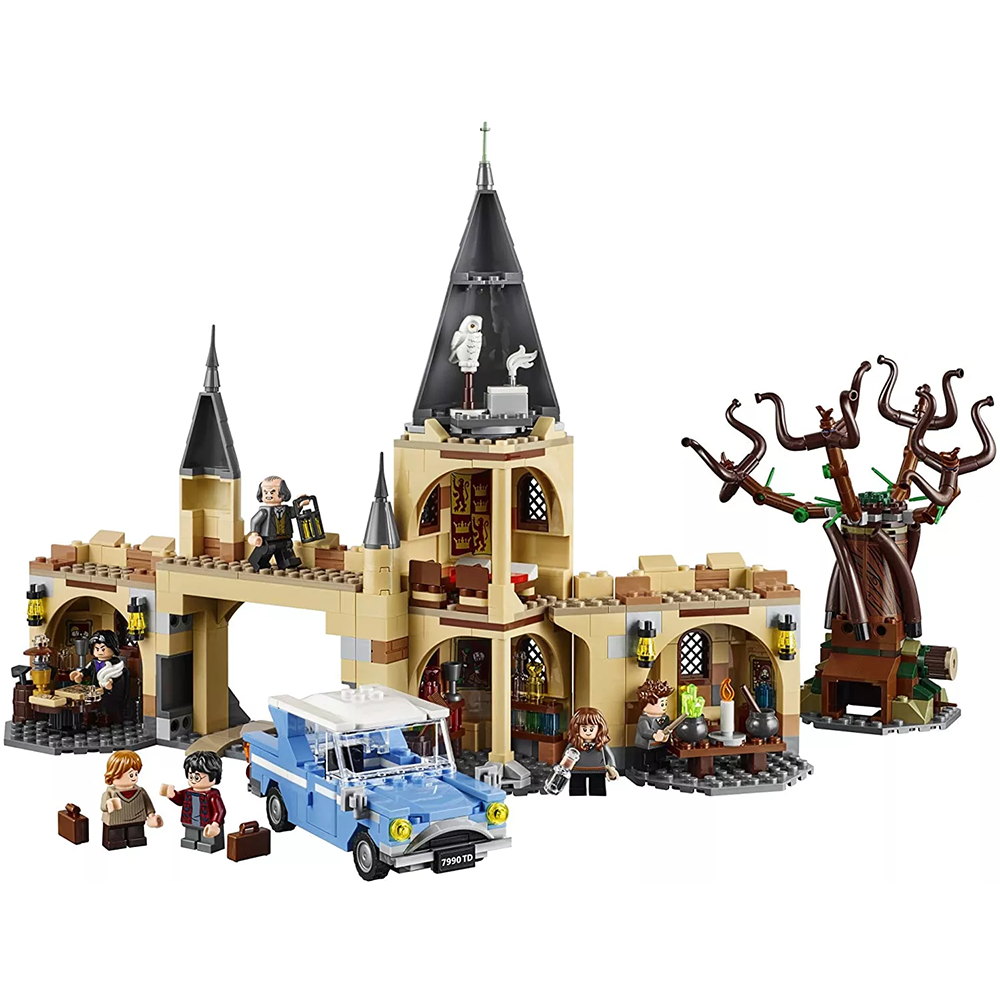 FREE SHIPPING MOC LEGO BUILDING BLOCK HARRY POTTER HOGWARTS WHOMPING WILLOW