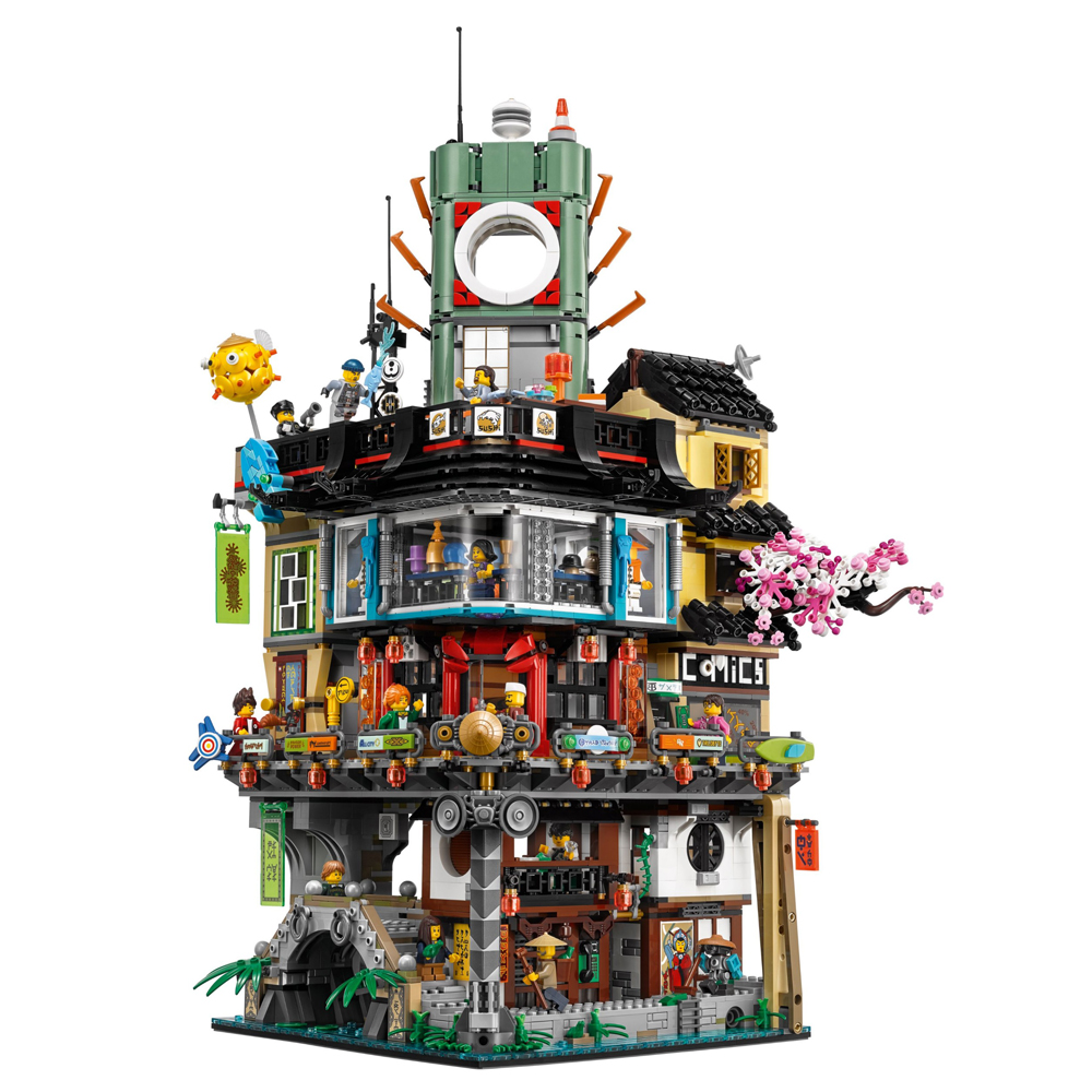 FREE SHIPPING NINJAGO City 70620 Compatible MOC LEGO BUILDING BLOCK