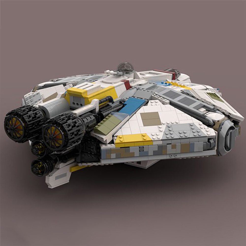 FREE SHIPPING MOC LEGO BUILDING BLOCK STAR WARS GHOST VCX-100 ARMED CARGO SHIP