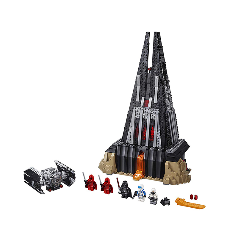 FREE SHIPPING MOC LEGO BUILDING BLOCK STAR WARS DARTH VADER'S CASTLE