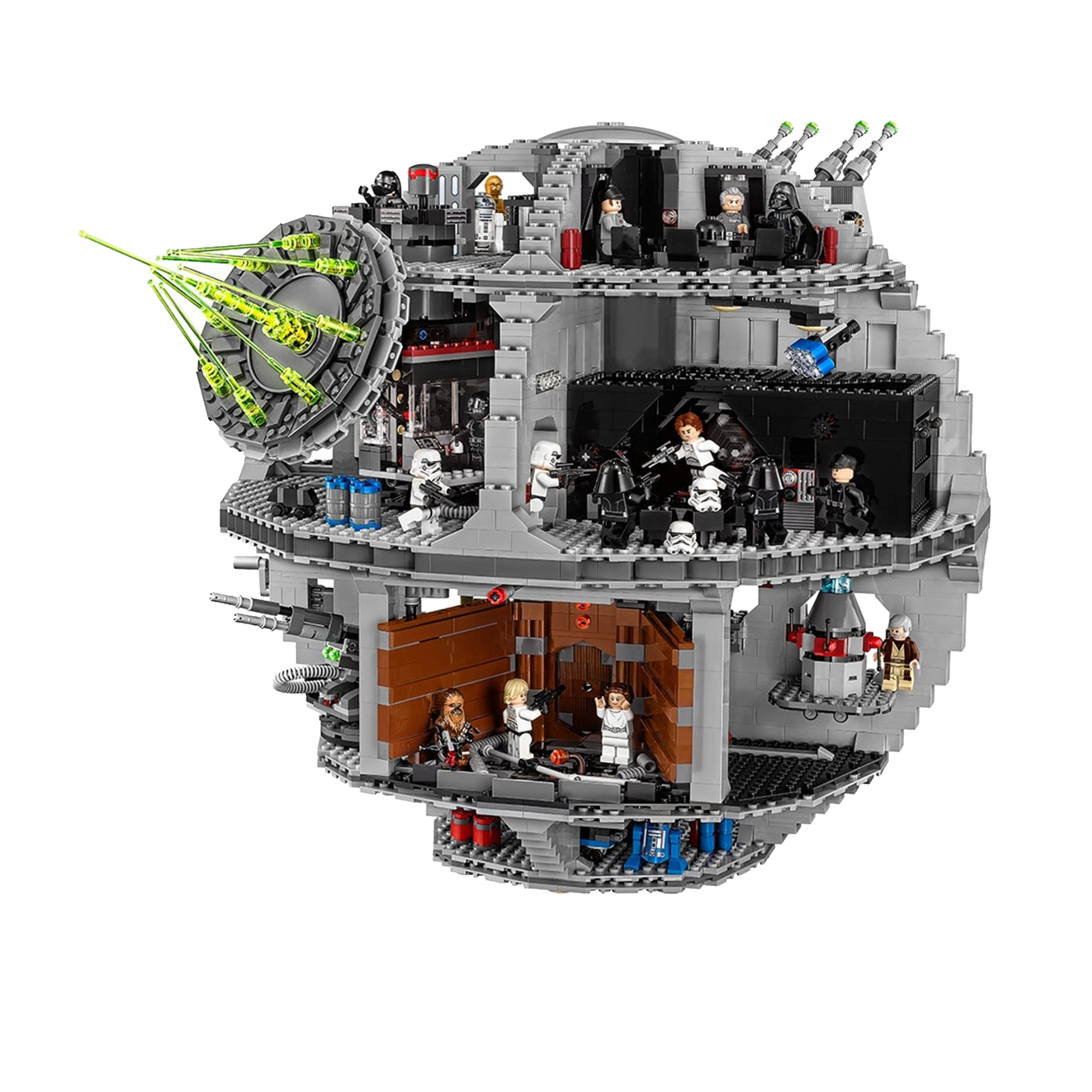 FREE SHIPPING MOC LEGO BUILDING BLOCK STAR WARS DEATH STAR I 75159