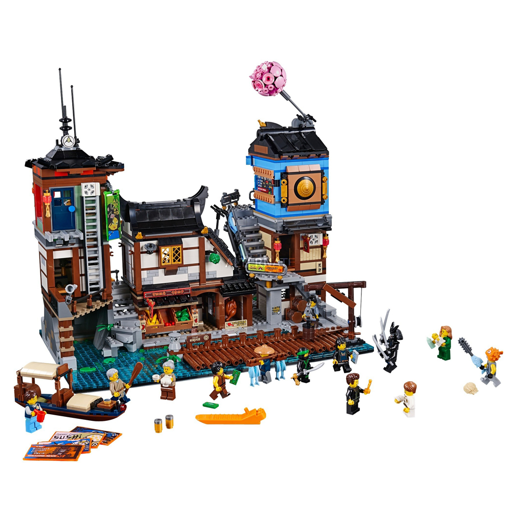 FREE SHIPPING NINJAGO City Docks 70657 Compatible MOC LEGO BUILDING BLOCK