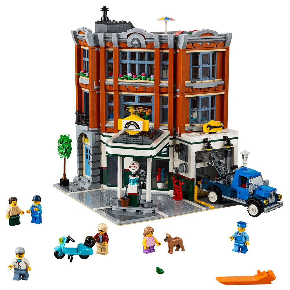 FREE SHIPPING Corner Garage 10264 Compatible MOC LEGO BUILDING BLOCK
