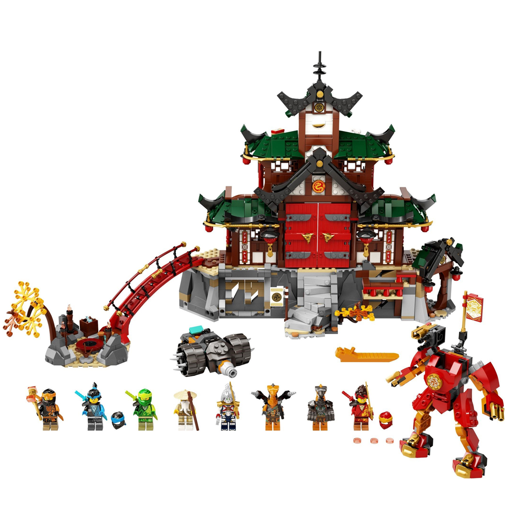 FREE SHIPPING Ninja Dojo Temple 71767 Compatible MOC LEGO BUILDING BLOCK