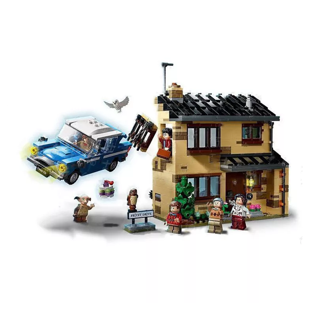 FREE SHIPPING MOC LEGO BUILDING BLOCK HARRY POTTER 4 PRIVET DRIVE