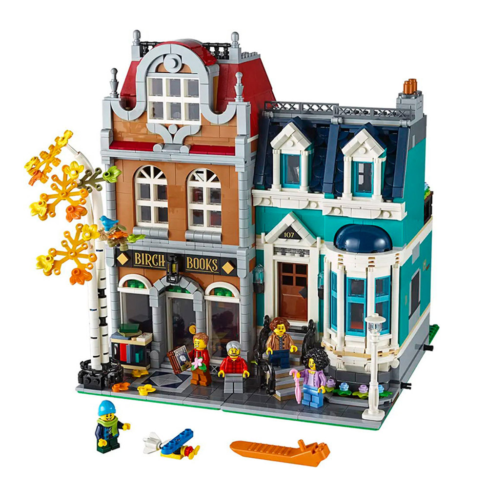 FREE SHIPPING Bookshop 10270 Compatible MOC LEGO BUILDING BLOCK