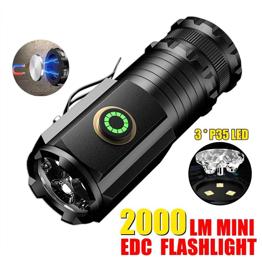 【SG-F345】🔥Mini Rechargeable Portable High Power Tactical Flashlight🔥