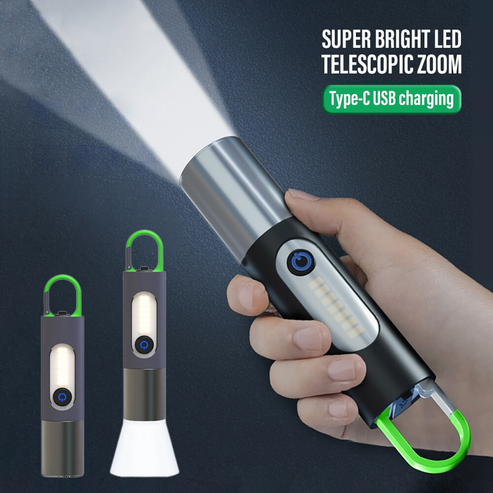 【SG-836】🔥Last Day Promotion 50%OFF🔥LED Rechargeable Tactical Laser Flashlight