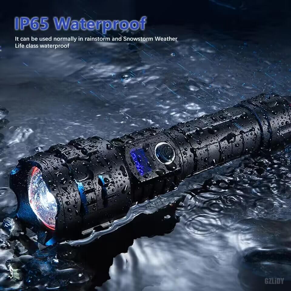 【Free Shipping】Super Bright LED Rechargeable Tactical Zoom Flashlight