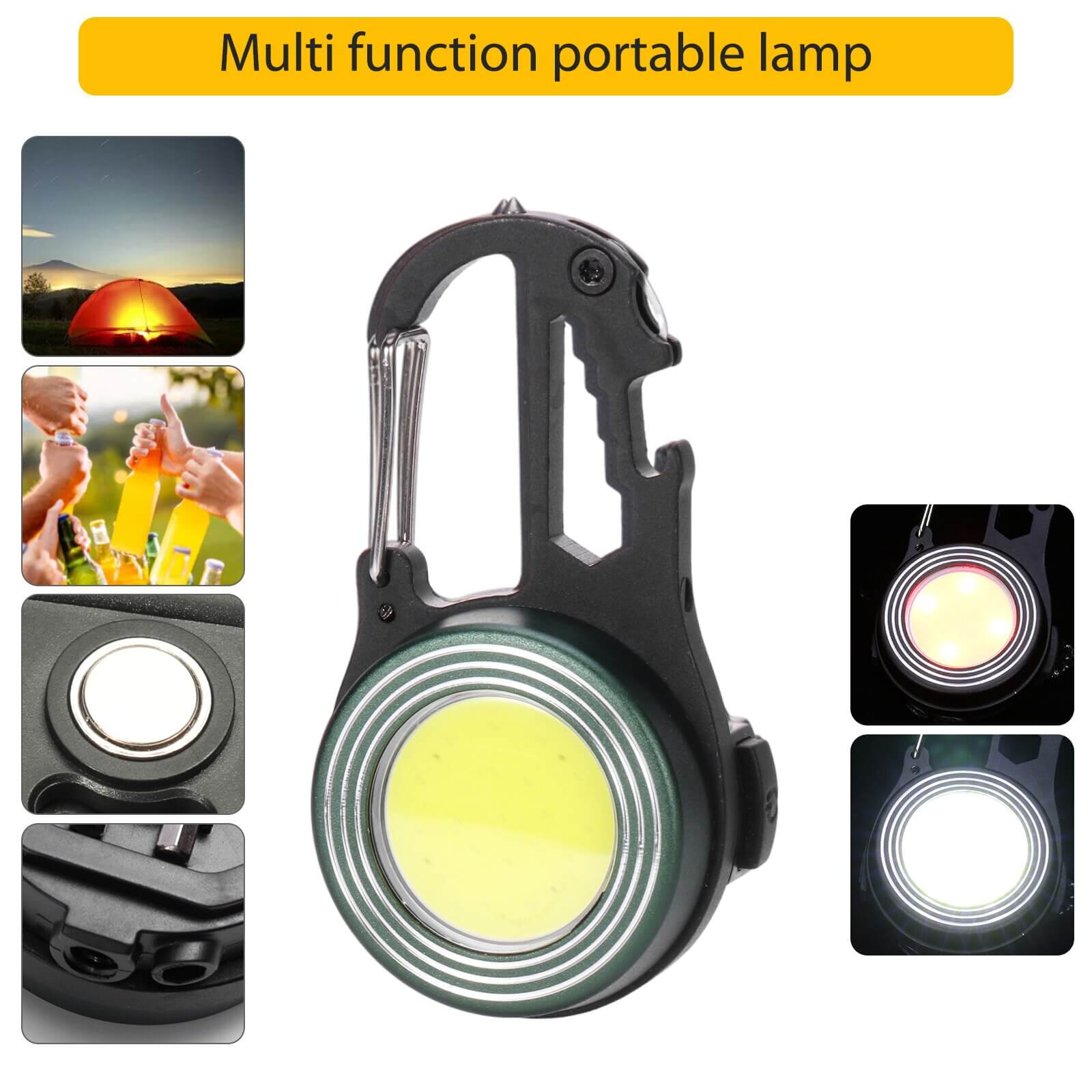 【SG-K02】🔥Multifunctional Mini Portable Rechargeable Pocket Camping Lamp
