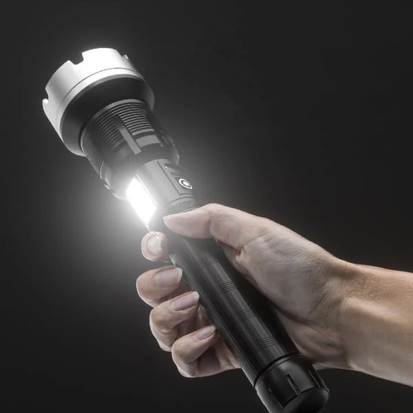【SG-X92】🔥🎁Powerful XHP160 200W USB Rechargeable 26650 Battery Zoom Tactical Flashlight