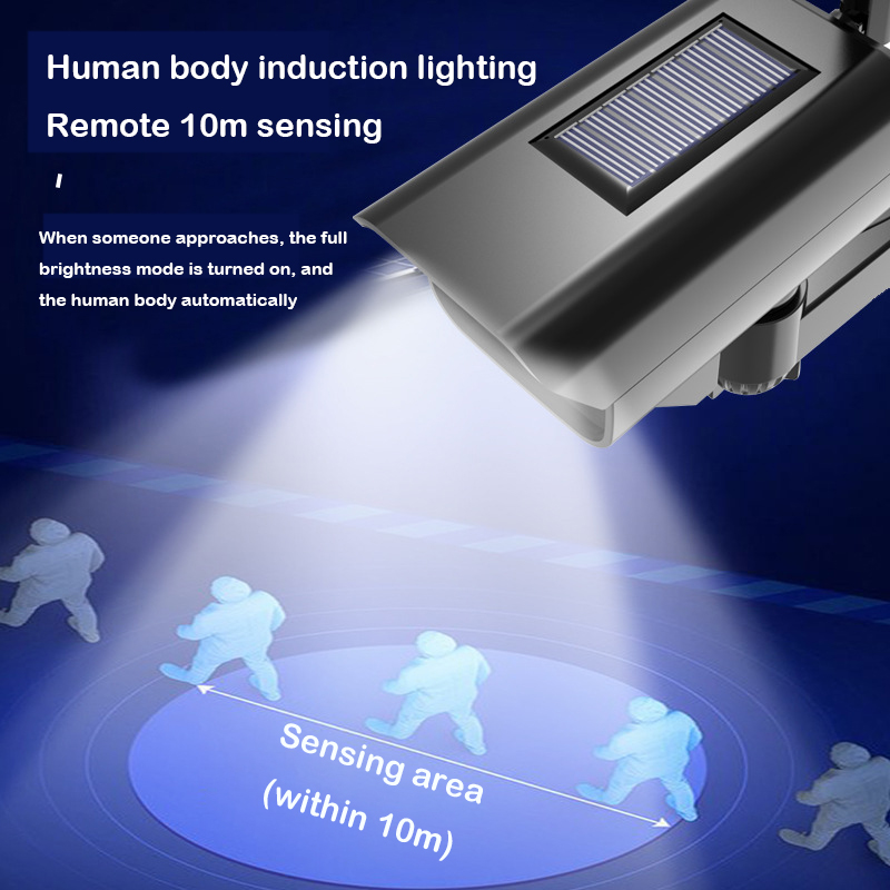 Outdoor Courtyard Waterproof Solar Security motion sensor wall light led light garden