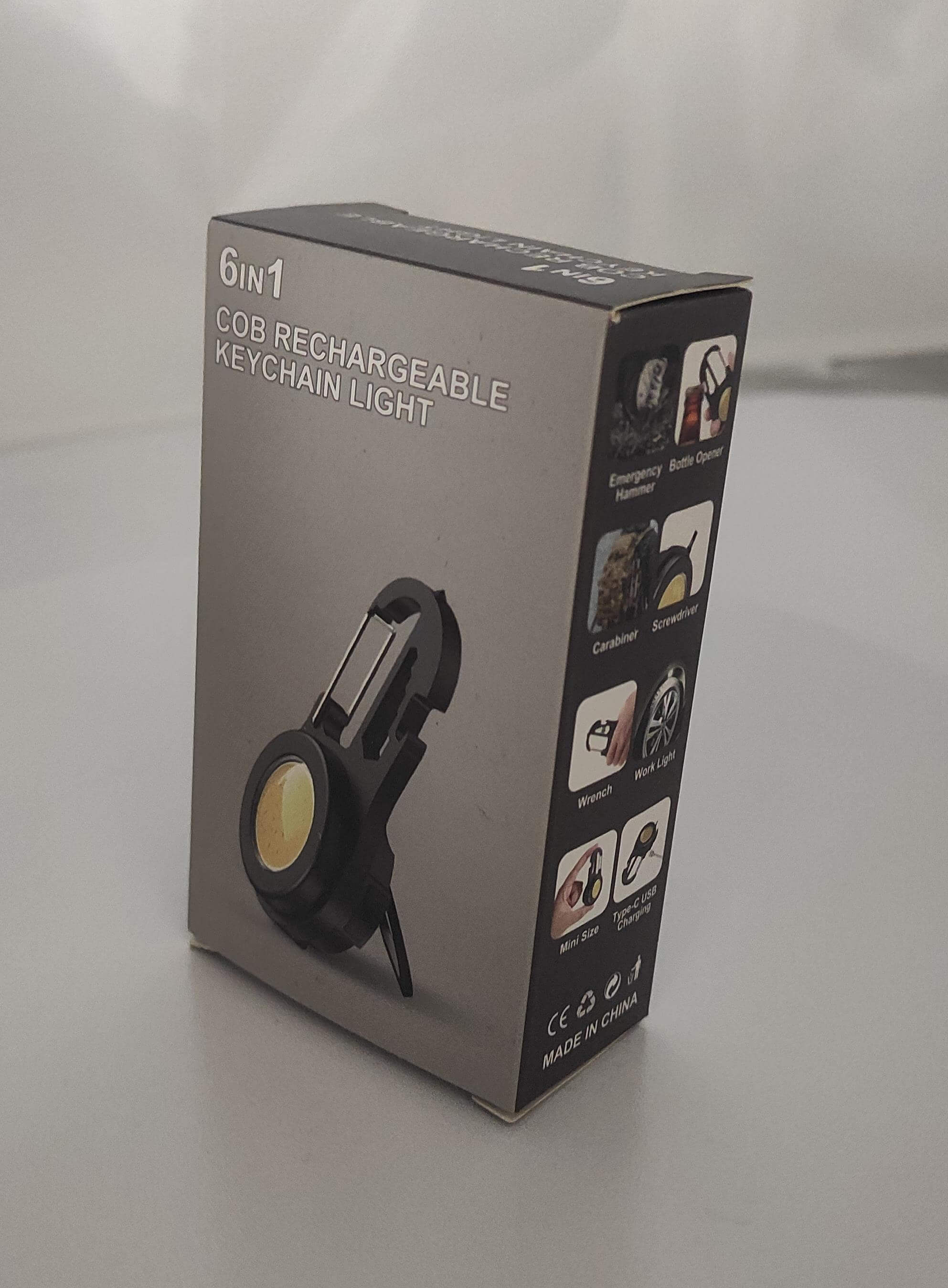【SG-K01】【Free Shipping】🔥Powerful Mini Multifunctional Pocket COB Keychain Light