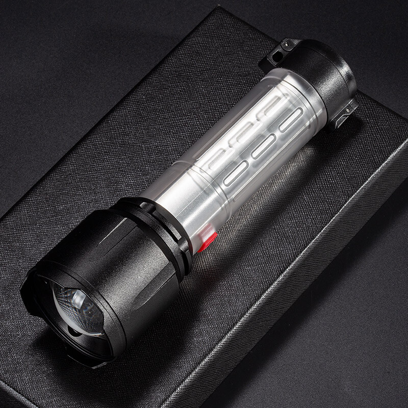 【SG-R13】🔥Super Bright Rechargeable Tactical Laser Zoom Flashlight