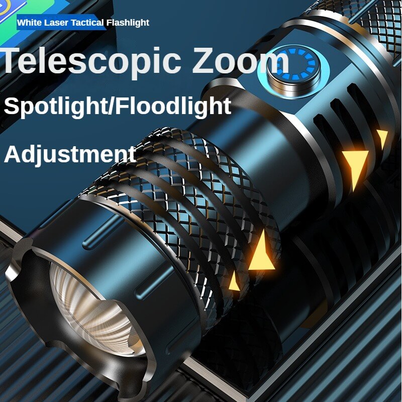 【SG-X4-1】New Design Rechargeable 5 Modes Super Bright Zoom LED Flashlight - Powerful and Versatile