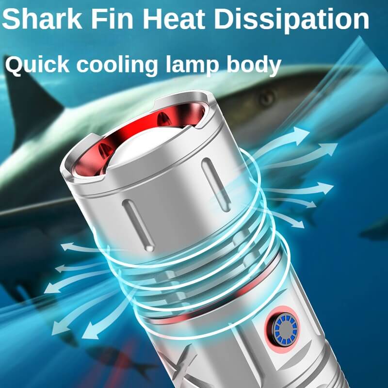 【SG-X6】🔥🎁Super Bright Rechargeable Type-C 3*18650 Li-Ion White Laser Tactical Zoom Flashlight