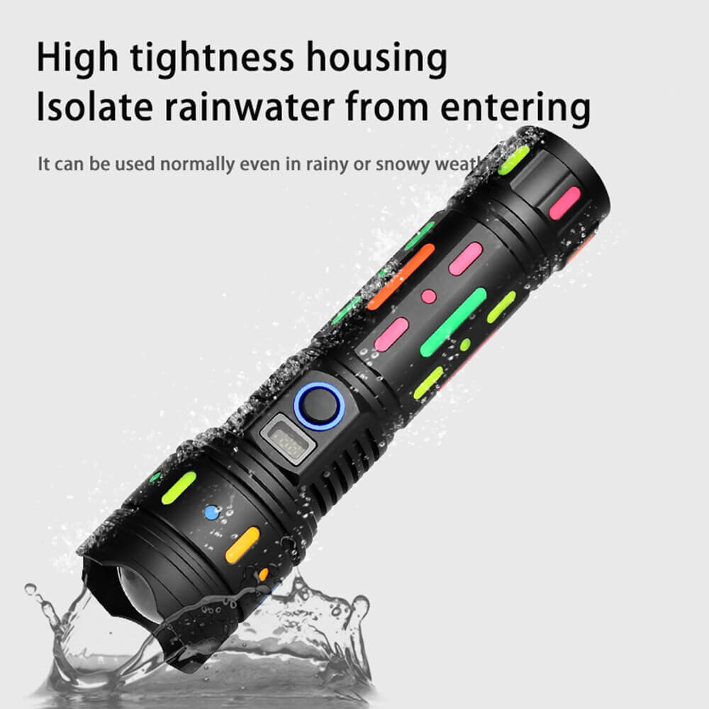 【Free Shipping】【SG-G85】🎁🏠Super Bright LED Rechargeable Tactical Laser Flashlight