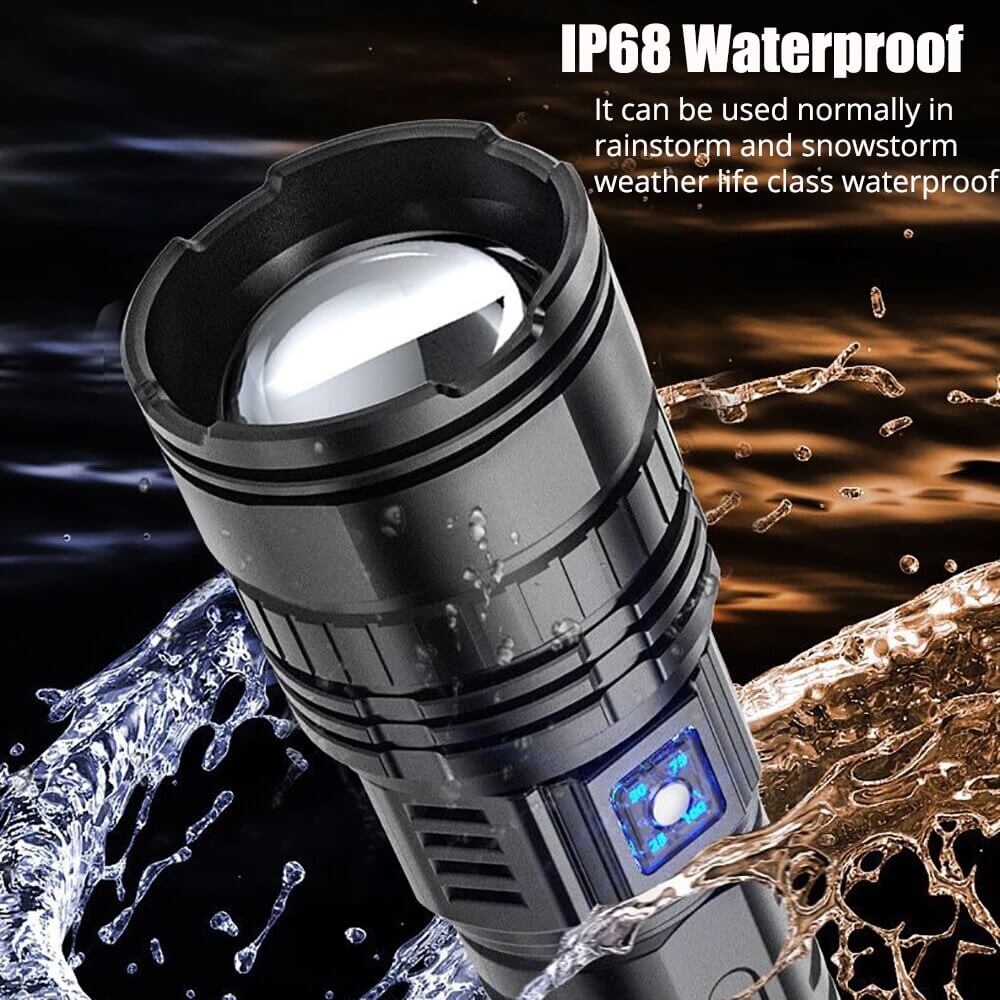 【SG-S33】🔥Super Bright Rechargeable Tactical Laser Zoom Flashlight🔥