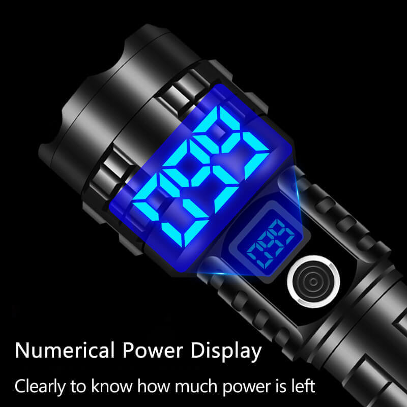 【Free Shipping】Super Bright LED Rechargeable Tactical Zoom Flashlight