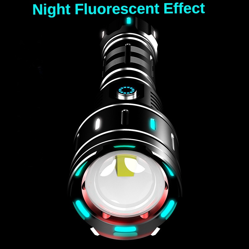 【Free Shipping】🔥⏰Last Day Promotion 50% OFF - Rechargeable Powerful Tactical Flashlight 80000 High Lumens