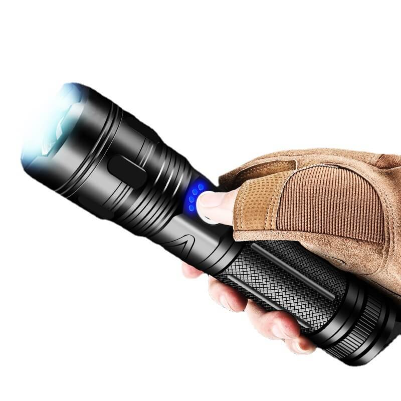 【SG-X16B】Super Bright Zoomable Tactical LED Flashlight - Portable & Rechargeable