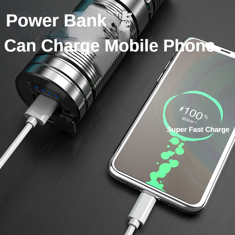 【SG-X7】24W Rechargeable Aluminum LED Flashlight - Super Bright and Durable