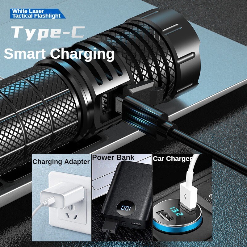 【SG-X4-1】New Design Rechargeable 5 Modes Super Bright Zoom LED Flashlight - Powerful and Versatile