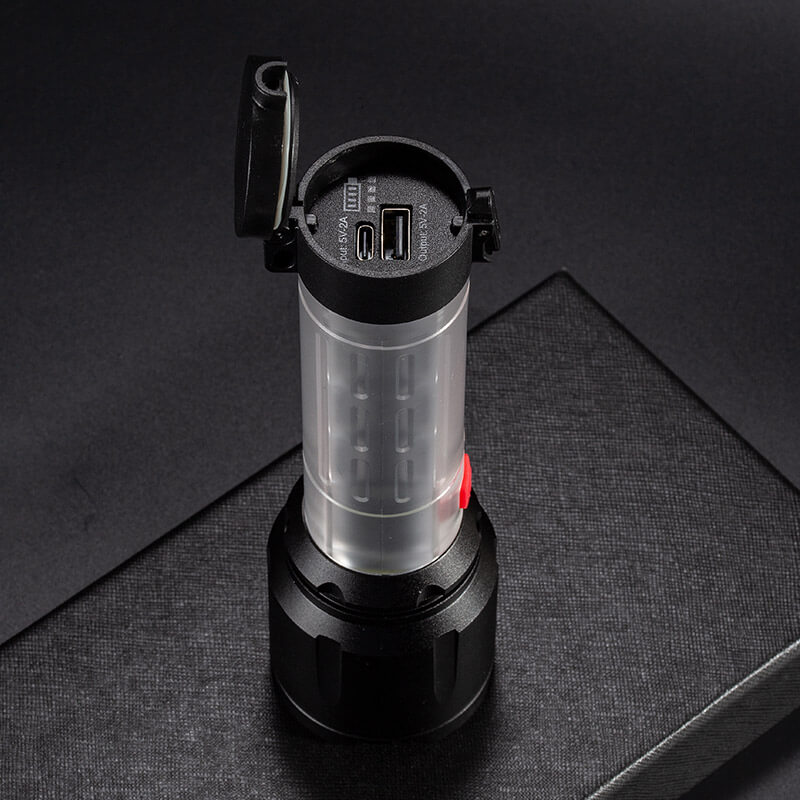 【SG-R13】🔥Super Bright Rechargeable Tactical Laser Zoom Flashlight