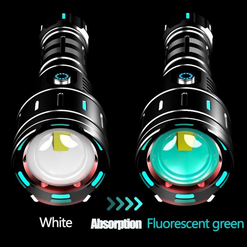 【Free Shipping】🔥⏰Last Day Promotion 50% OFF - Rechargeable Powerful Tactical Flashlight 80000 High Lumens