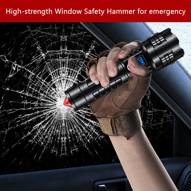 【Free Shipping】Super Bright LED Rechargeable Tactical Zoom Flashlight