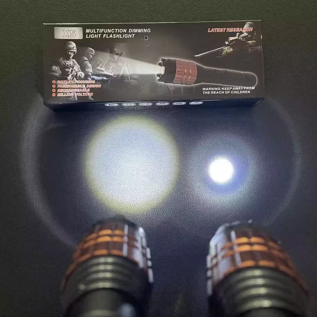 🔥Super Power Self Defense Tactical Flashlight🔥