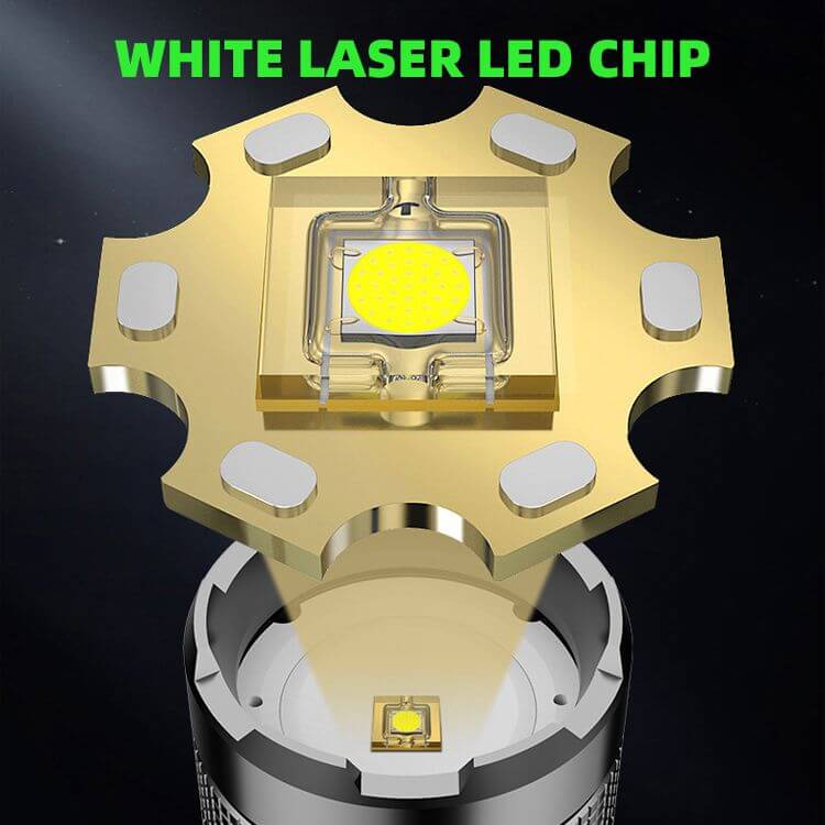 【SGX9】Super Bright 3*18650 Rechargeable Battery Tactical Laser Zoom F