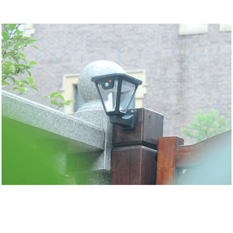 【SG-V83-2】Hot Sale Environment-friendly Bright Solar motion sensor wall light Remote Control Waterproof Outdoor led light garden Lamp