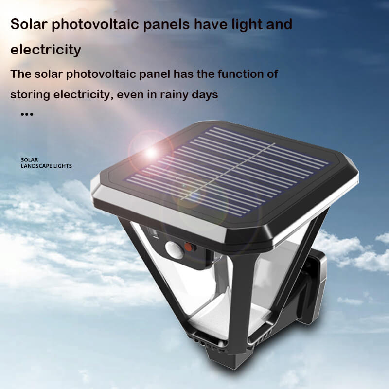 【SG-V83-2】Hot Sale Environment-friendly Bright Solar motion sensor wall light Remote Control Waterproof Outdoor led light garden Lamp