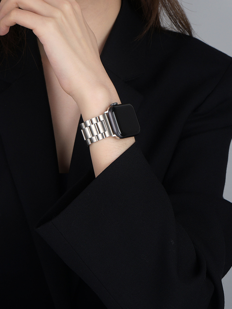 Classic 3-Link Stainless Steel Band