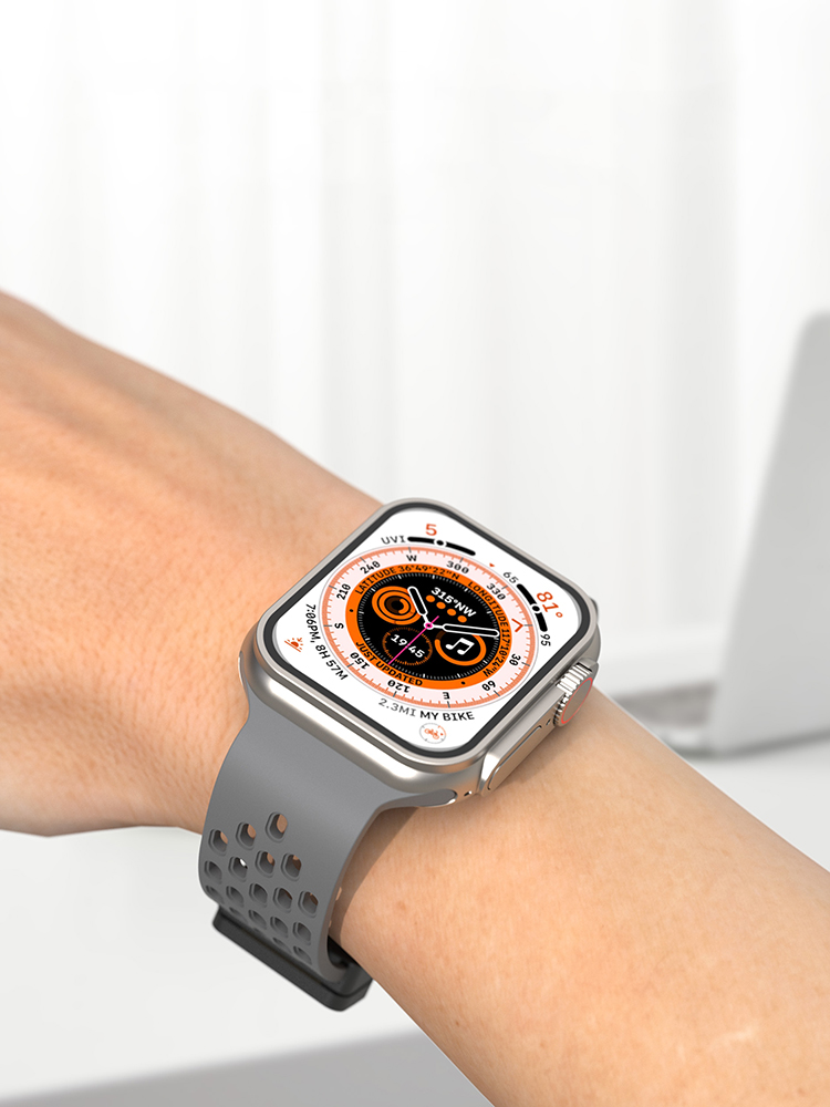 Candy Color Mesh Breathable Silicone Band