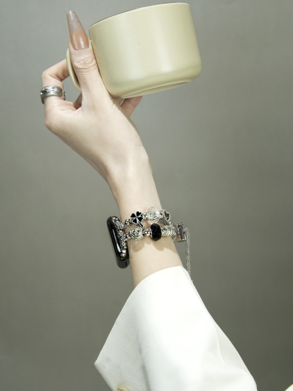 Shining Dream 2-Row Chain Stainless Steel Band