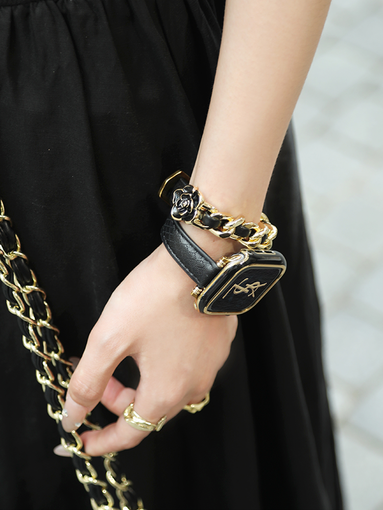 Camellia Double Tour Leather Band