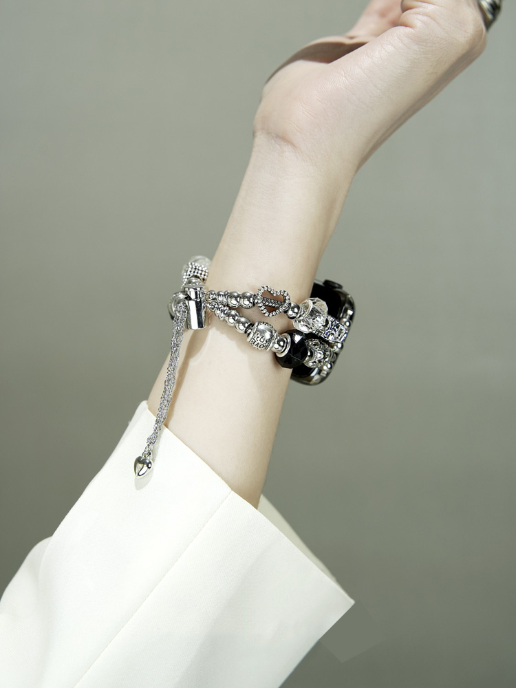 Shining Dream 2-Row Chain Stainless Steel Band