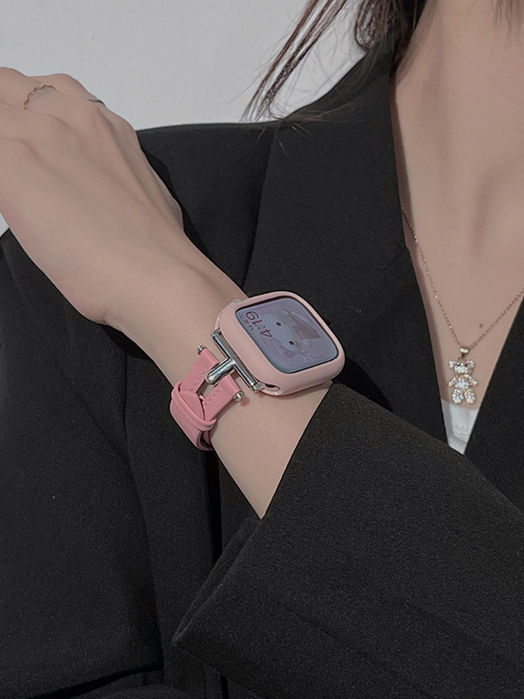 Hollowed-out Leather Band for Apple Watch