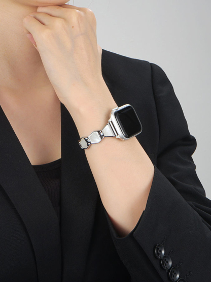 Rhombus Mother-of-pearl Stainless Steel Band for Apple Watch
