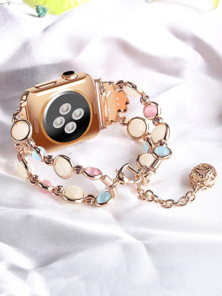 Luminous Stone Beaded Band for Apple Watch