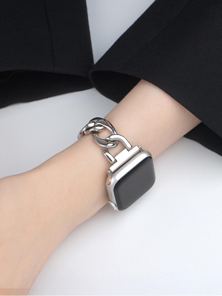 Cuban Link Stainless Steel Band for Apple Watch