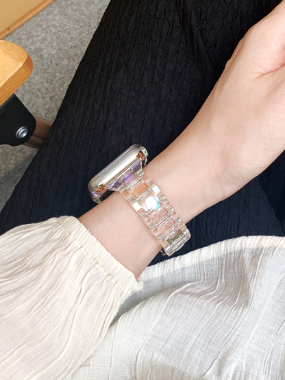 Laser Transparent Resin Band for Apple Watch