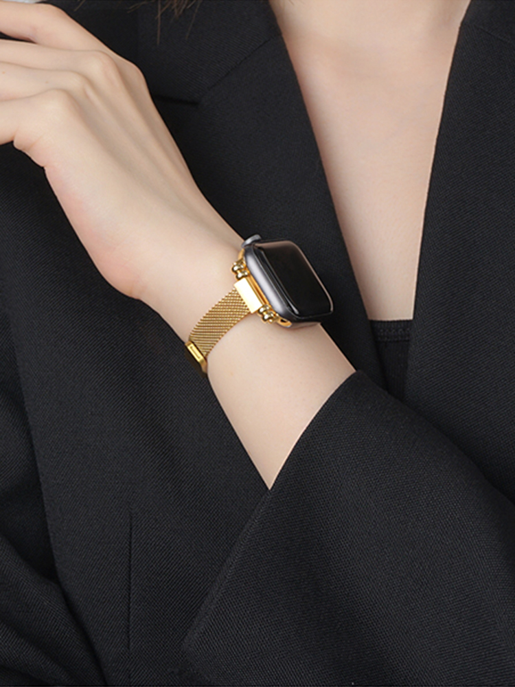 Milan Magnetic Slim Stainless Steel Band for Apple Watch