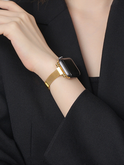 Milan Magnetic Slim Stainless Steel Band for Apple Watch