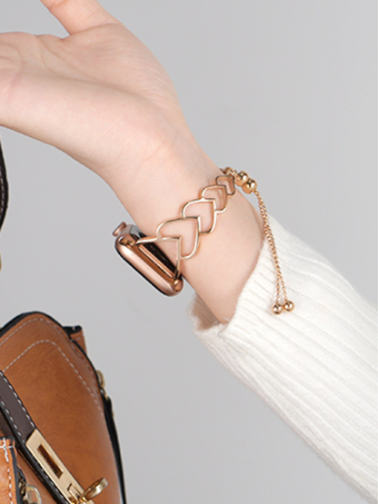 Love Chain Bracelet Stainless Steel Band for Apple Watch